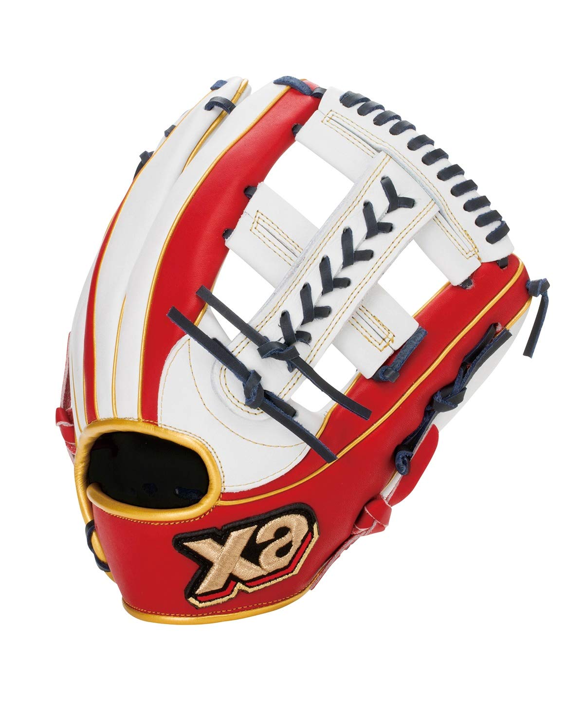 【新品未使用】ザナックス　オールラウンド　野球グラブ　レッド 軟式トラスト［スモールハンドライン］（サイズ30.0cm）オール